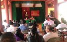 Đại biểu HĐND tỉnh tổ số 17 tiếp xúc cử tri tại thôn Vạn Lộc, huyện Đông Sơn